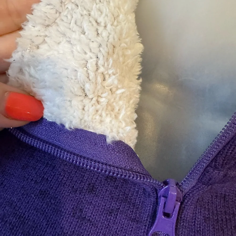 NWT Women's Purple Sweater Jacket  SMALL   #3 - Picture 11 of 11